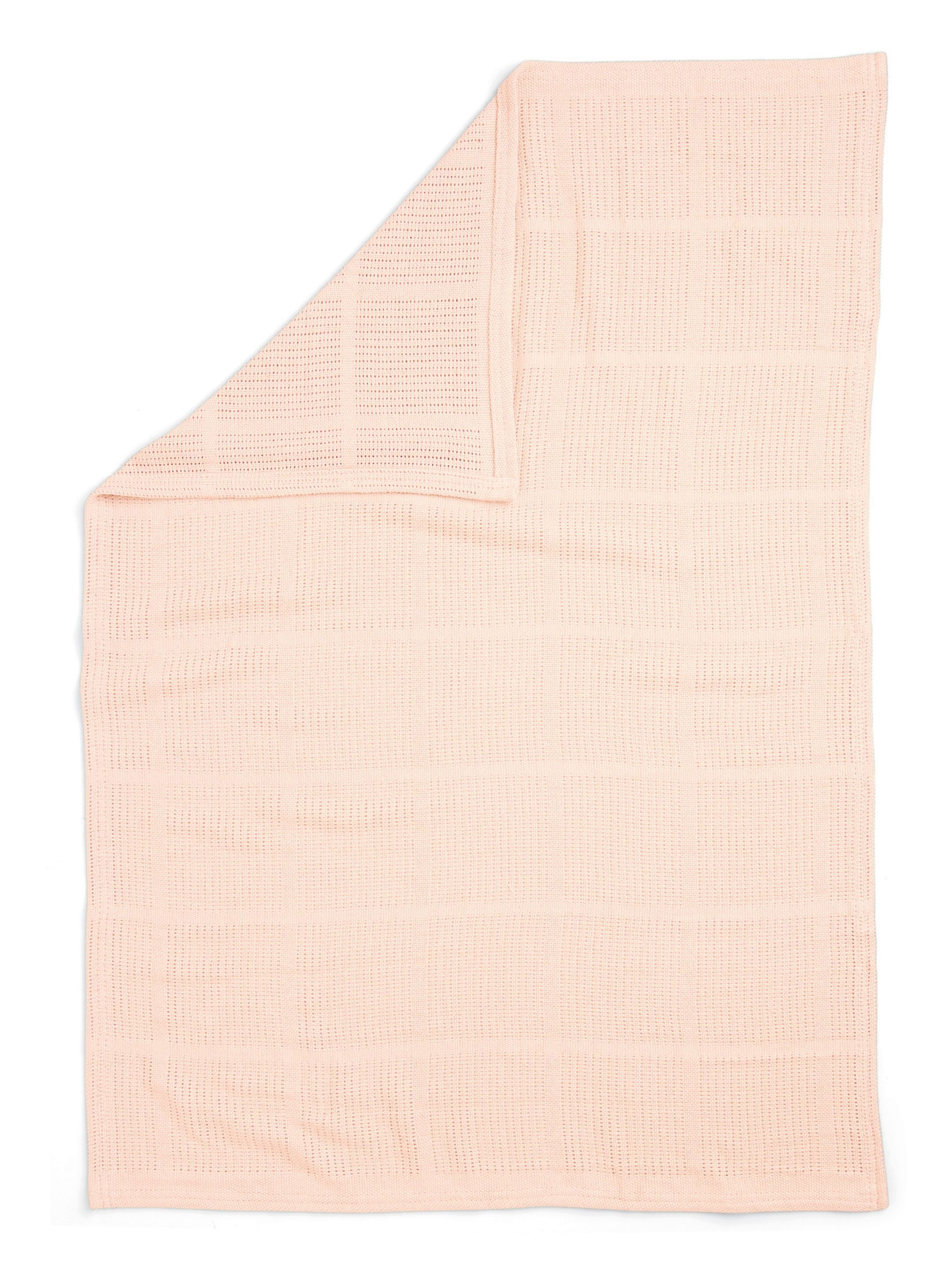 Keepsake Gift Set - Pink Cellular Blanket with Larry Lamb Soft Toy, Muslin Squares & Pink Imprint Tin image number 4